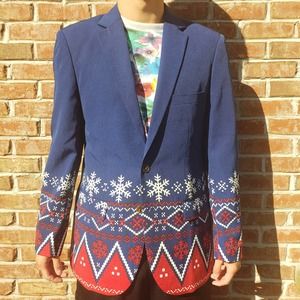 Shinesty Christmas Holiday Suit Jacket 44